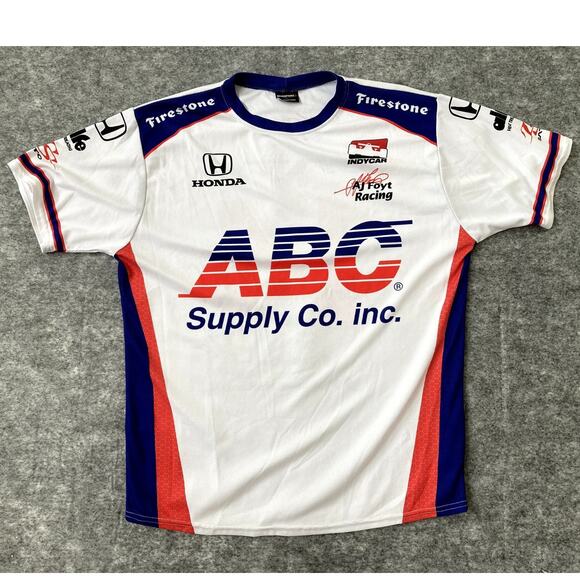 2013-16 Indycar Racing Jersey Takuma Sato Aj Foyt #14 automobile fan merch - Picture 1 of 7